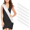 Sash Pack of 6 White Sashes Blank Party Accessories Sash