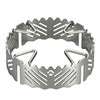CAMPINGMOON Gas Stove Windshield Ring Stainless Steel for ST-340 Single