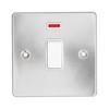 Wall Plate Switch 1‑Gang Light Switch Cover Plate with Indicator