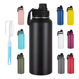 Botella De Agua Fría/caliente De Acero Inoxidable De 1.2 L
