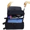 Travel Luggage Organizer Portable Travel Shelves Bag 3-Shelf Suitcase Cube