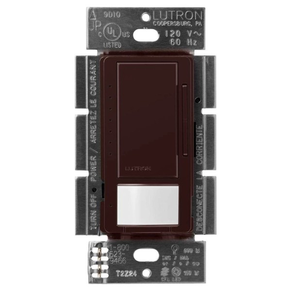 Lutron MSCL-OP153M-BR Maestro C.L Dimmer and Motion Sensor Electrical Distrib...