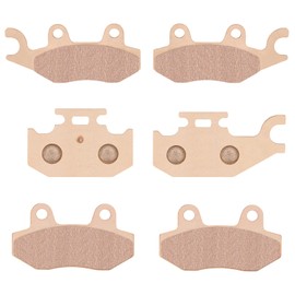 Youxmoto Sintered Brake Pads Fit For YAMAHA Rhino 450 660 2004-2009; for Raptor 700R 2006 2007 2008 2009-2015, Front and Rear Brake Pads, Fits 1S3-W0045-10-00, 1S3-W0045-00-00