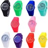 CdyBox Men Women Silicone Band Wristwatches Jelly Colorful Wrist Watch