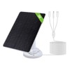ECO-WORTHY 5W Solar Panel for Outdoor Surveillance Camera, 5V BC