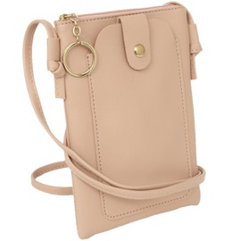 StarrySpirit Smartphone Shoulder Pochette Pouch Ladies Crossbody Phone Pouch SLS1, fresh pink, Small
