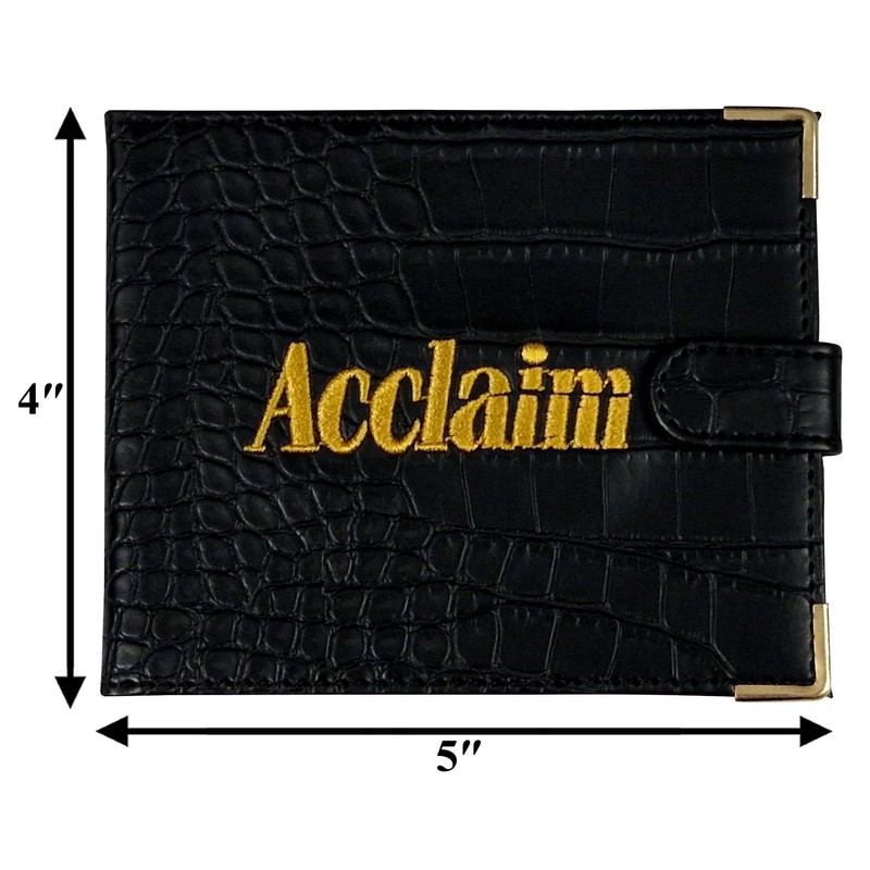 Acclaim Folding Wallet Style Lawn Bowls Bowling Scorecard Holder Synthetic