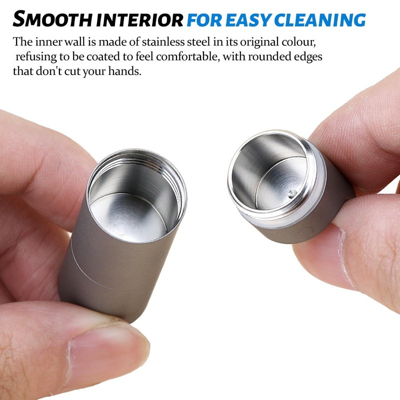 Pill Box Keyring, Only 90 mm + Safety Lock, Sealed