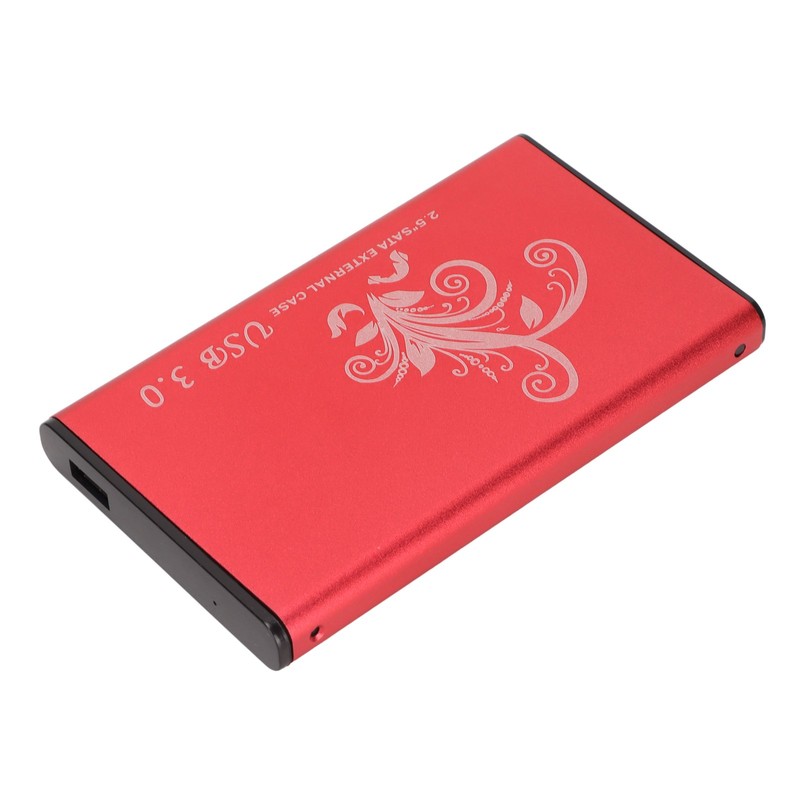 Hard Drive Enclosure 4TB 2.5in 5Gbps Transmission USB3.0 Aluminium Alloy
