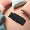 TEHAUX Antifaz para Dormir de Viaje de Seda Sintética Negro,