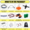 Perantlb Zipline for Backyard Kids and Adults,Zipline Kits for Backyard