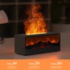 Flame Oil Diffuser, Fireplace Flame Humidifier,150ml Aromatherapy Diffuser, Cool Mist