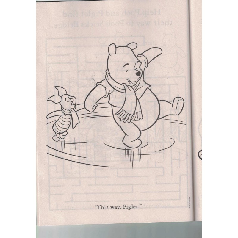 Winnie the Pooth Hide and Seek Coloring Book, ~96 pages,