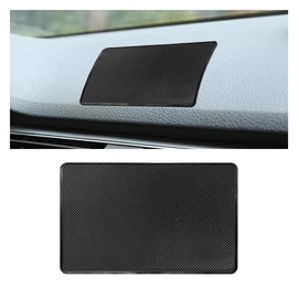 DUSCOKE Car Dashboard Non-Slip Mat, 7.4"× 4.7" Car Dash Anti-Slip Sticky Pad Auto Dash Gripping Mat, Universal Vehicle Dashboard Accessories for GPS, Keys, Glass, Coins, Smartphone (Small)