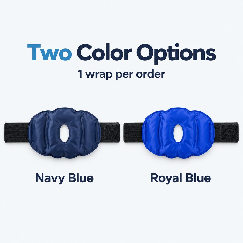 Reusable Knee Ice Pack Wrap with Adjustable Strap – 9.45