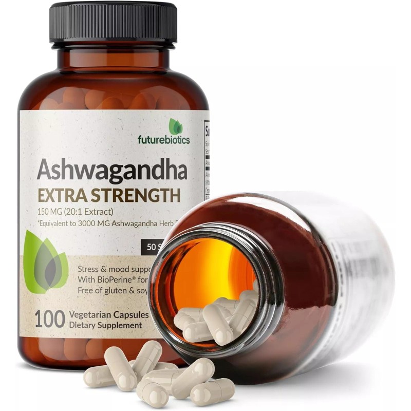 Stress & Mood Support Cápsulas naturales para los nervios la