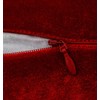 Home Décor Throw Pillow Solid Red Decorative Velvet Cushion Cover