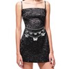 Chain Belts Multilayer Butterfly Waist Chain Adjustable Waist Belt for