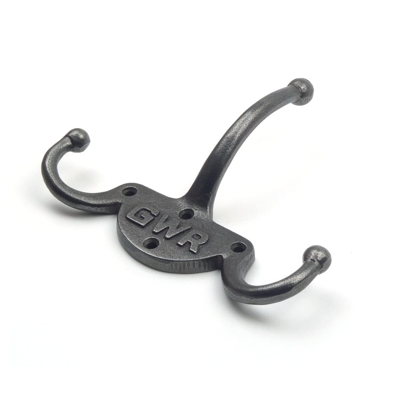 GWR Railway Triple Coat Hook - 160mm x 125mm