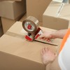 BIGtec 12 Rolls of Parcel Tape Packing Tape Standard 66