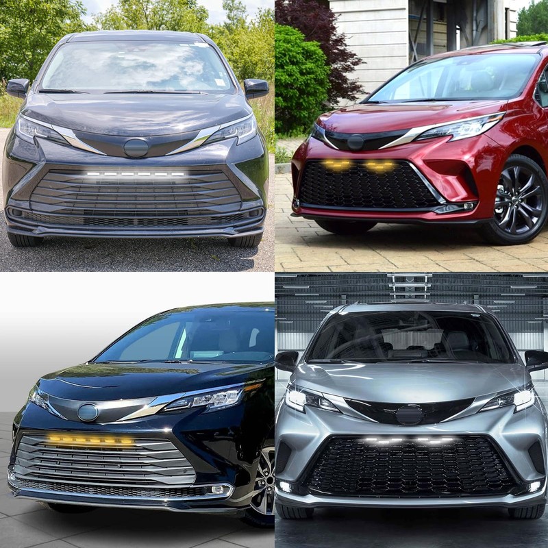 Led Grille Grill Lights Fit For Toyota Sienna Odyssey 2021