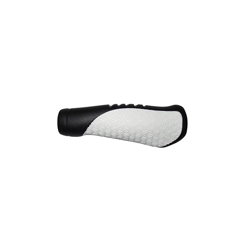 Sram MTB Comfort Grips - 133 mm, Black/White