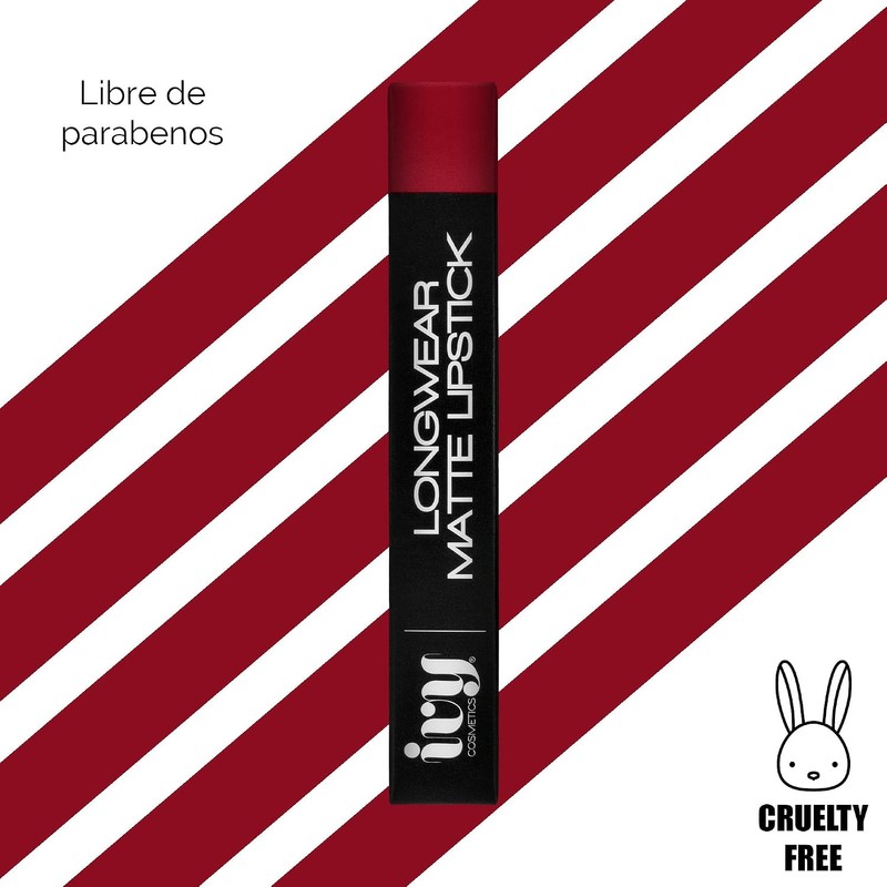 Labial Mate y Delineador IVY + Gloss Hidratante Nicka K