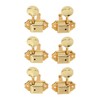 6 Pcs String Tuning Pegs 3L3R High Strength Metal Machine