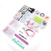 Professional Nail Art Tips Dead Skin Fork Rhinestones Scissors Manicure