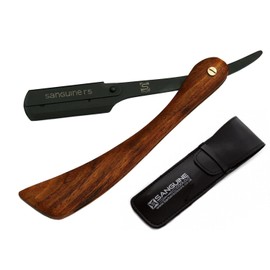 Shaving Razor, Beard Shaving Razor, Moustach Shaving Razor, Black, Pouch