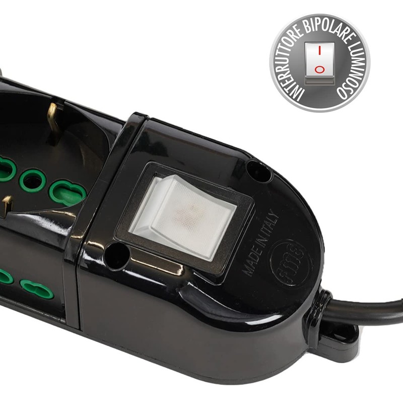 FANTON 481233-B Multiple Socket 3 Double Sockets for Large Italian