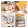 AIYoo Transparent Flatware Tray Kitchen Drawer Organizer With Lid -