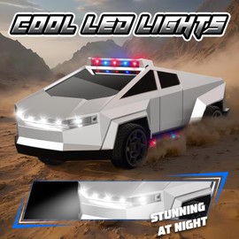 Cheffun Remote Control Car Toys, 1:22 RC Trucks Toy for Boys, RC Car with Light and Loadspace, 4WD Electric Vehicle Toys, Birthday Gifts for Boys/Girls Age 4 5 6 7 8 9 10-12+