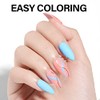 AILLSA Puntas de uñas Stiletto - Puntas de uñas de