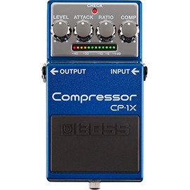 BOSS CP-1X Kompressor-Gitarrenpedal, Gitarren-Kompressor der nächsten Generation auf Basis der wegweisenden BOSS MDP-Technologie