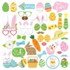 33Pcs Easter Photo Booth Props Kit, PERFQU Easy DIY Needed