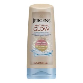 Loción Corporal Y Manos Jergens Bronceado Sin Sol Con Brillo