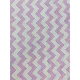 Pastel Purple Geometric Print 100% Cotton Fabric - 58” Wide, 160gsm, Cut by The Yard