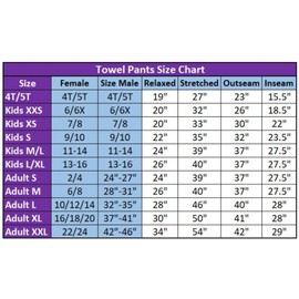 Paradise Towelwear Co. Towel Pants for Swimmers – Cotton Terry Towel Pants – Beach Coverup – Resort Wear – Swim wear