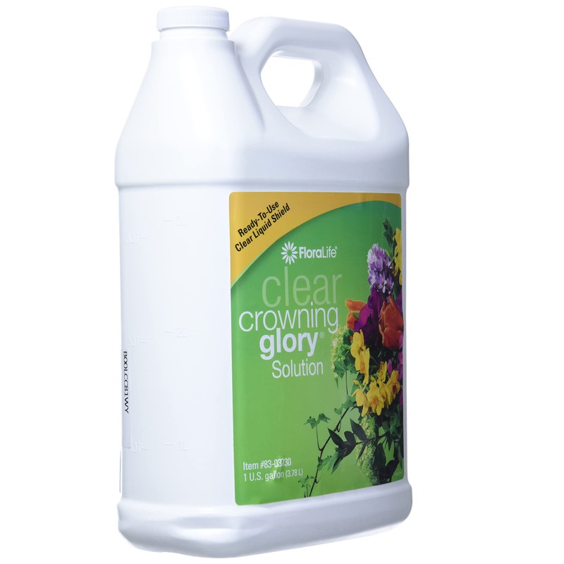 Smithers Oasis Floralife Clear Crowning Glory-1 Gallon Lawn Garden, White