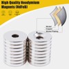 MIN CI 8 Pack Neodymium Magnet, 18x3mm Strong Magnets Hole