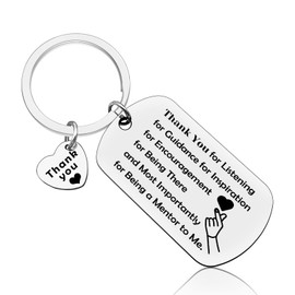 Mentor Appreciation Gifts for Women Men Mentor Keyring for Mentor Thank You Gift Keychain for Coworker Employee Coworker Leaving Gifts Retirement Gift for Teacher Christmas Birthday Gift for Mentor