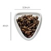 Mozacona Ceramic Coffee Scoop Coffee Bean Weighing Bowl Coffee Powder