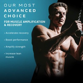 Muscle Recovery, MuscleTech Clear Muscle Workout Recovery, Muscle Builder for Men & Women, HMB Supplements, Sports Nutrition Post Workout Recovery & Muscle Building Supplements, 42 Count