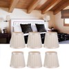 6PCS Modern Simple Chandelier Pendant Lamp Shade Cover Fabric Lampshade
