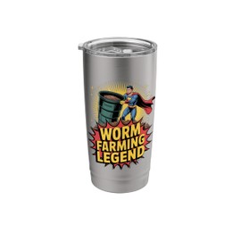 Expert Worm Farmer Tools for Soil Enrichment Stainless Steel Insulated Tumbler