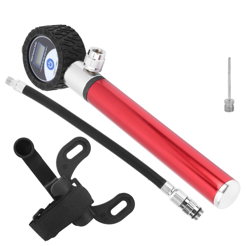 Portable Bicycle Air Pump Manual Tire Inflator 120PSI High Pressure