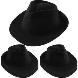 SGBETTER 15 Pcs Plastic Cowboy Hats Fedora Party Hat Western Cowgirl Fedora Hat for Kids Teens Cowboy Costume Party Dress up