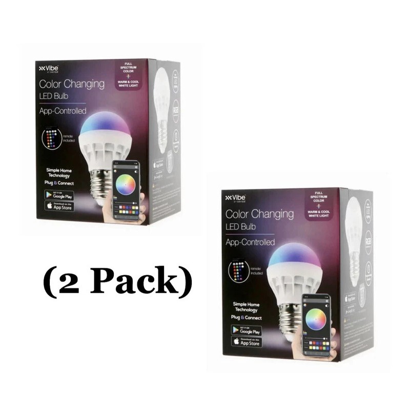 Vibe E-ssential TikTok Vibe Color Changing Smart RGBW LED Bulb