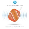 Onn. Groove 21 Barrel Portable Bluetooth Speaker - Orange -